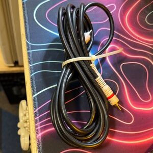 Black RCA Audio Cable